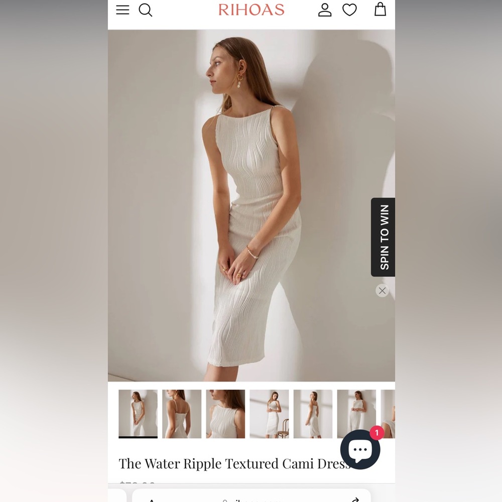 Brides! Brand New White Dress with Pearls